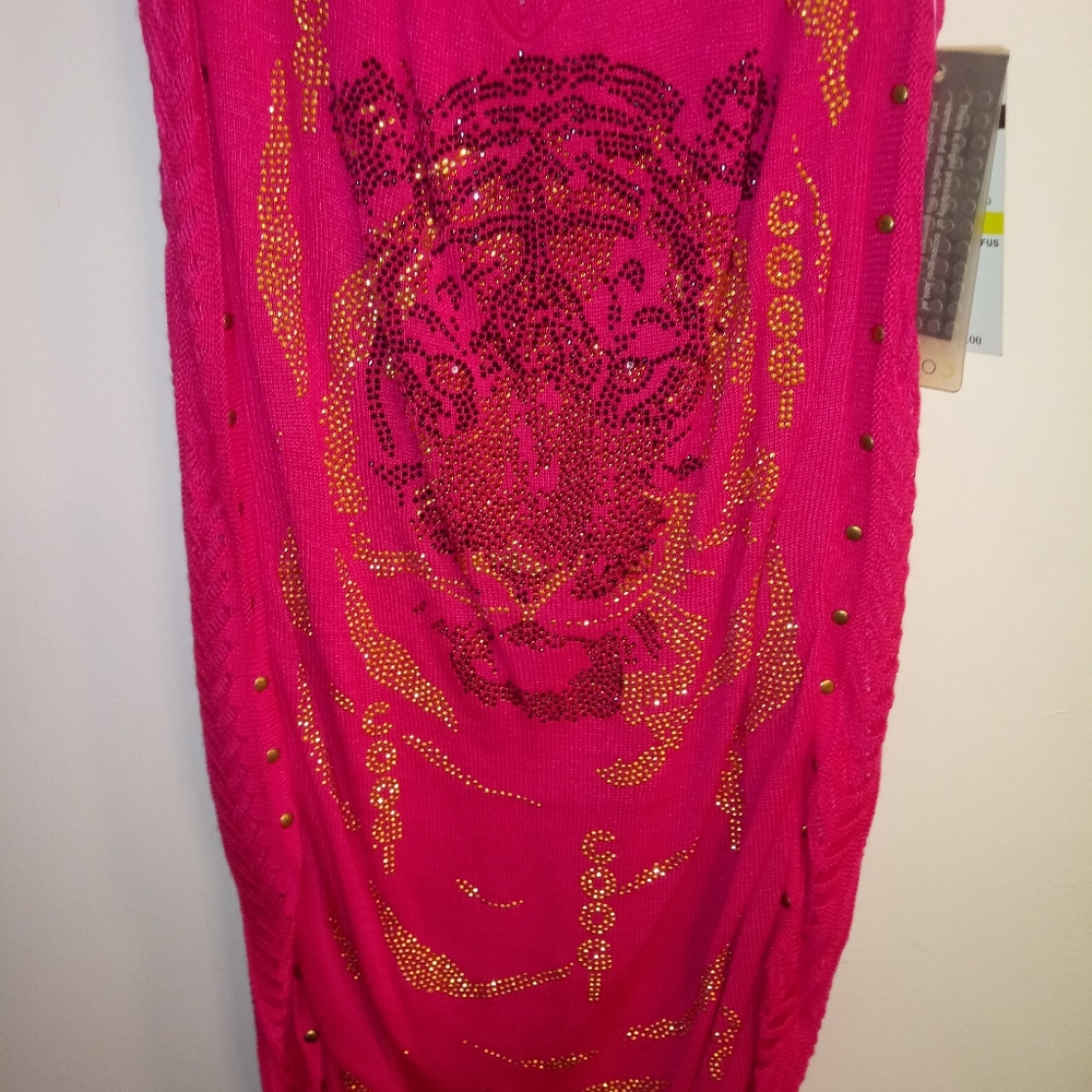 Coogi tiger sweater dress
